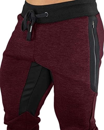 Crysully muški 3/4 joggers hlače vježba Capri kratke hlače ispod koljena kratkih hlača džepova s ​​patentnim zatvaračem