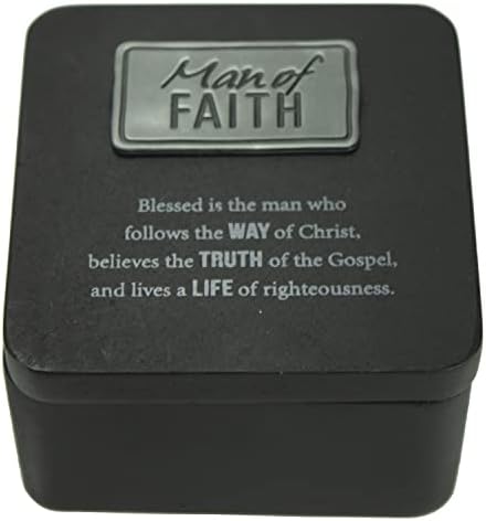 Katedrala Art Abbey & CA Poklon Man of Faith Black Usvake kutija s magnetskom naslovnicom
