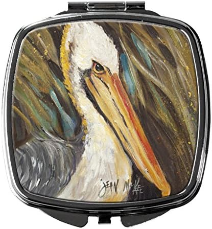 Caroline's Treasures JMK1216SCM Kompaktan ogledalo Pelican lookin West, dekorativna cestovna ogledalo za šminkanje za žene, darove