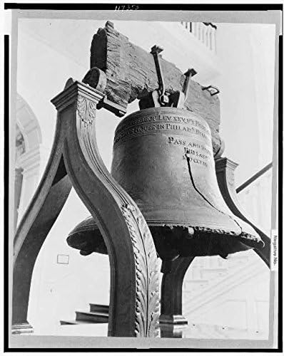 PovijesnaFindings Foto: Fotografija Liberty Bell, Philadelphia, Pennsylvania, PA, 1935-1940