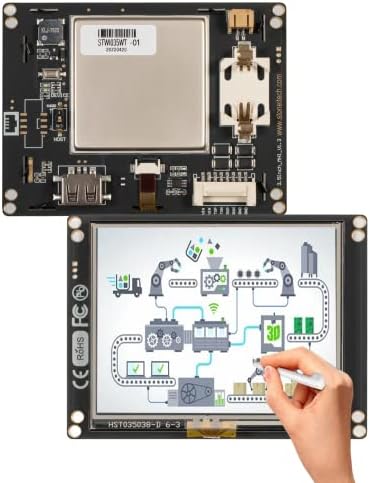 3,5 inčni pametni HMI TFT LCD zaslon modul s kontrolerom + program + Touch + UART serijsko sučelje + GUI Editor za Arduino ESP32 kontrola