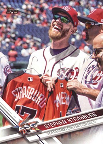 2017 serija ažuriranja US95 Stephen Strasburg Washington Nationals Baseball All Star Card