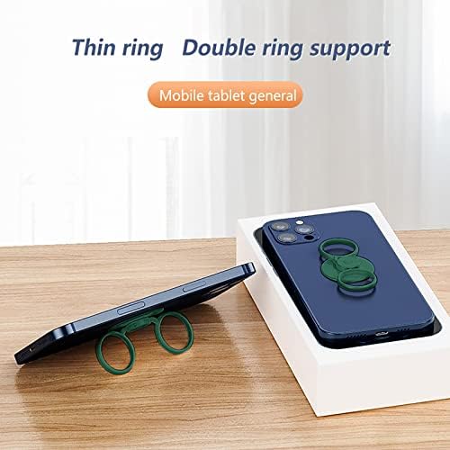 Džepni tronožac za telefon držač za mobitel s kopčom za prsten dvostruki prsten za telefon Stolni metalni Kreativni svestrani lijeni