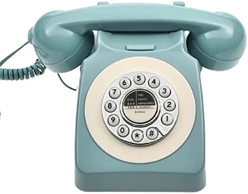 Mxiaoxia staromodni telefonski žičani telefon retro fiksni telefon s mini-ključem za biranje telefonske sobe Uređenje hotela s fiksnom
