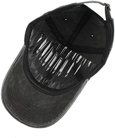 Baseball kapa za žene modni podesivi isprani pamučni crni vanjski traper tatin šešir za muškarce
