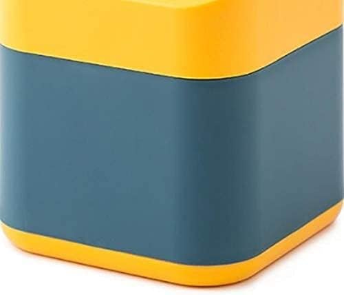Smeće WXXGY Desktop kantu za papir s poklopcem kanta za Smeće za smeće, kante za smeće za auto, kućne kupaonice, uredski stol / Žuta