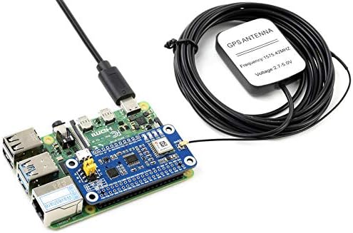 MAX-M8Q GNSS Hat za Raspberry Pi 4B/3B+/3B/2B/nula/W/W/Zero WH i Jetson Nano, podrška prijemnika s više konstrukcija, GPS, Beidou,