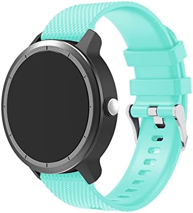 Ienyu 20 mm silikonski gumeni satovi satova za Garmin Vivoactive 3/Vivomove HR Smart Watch Band
