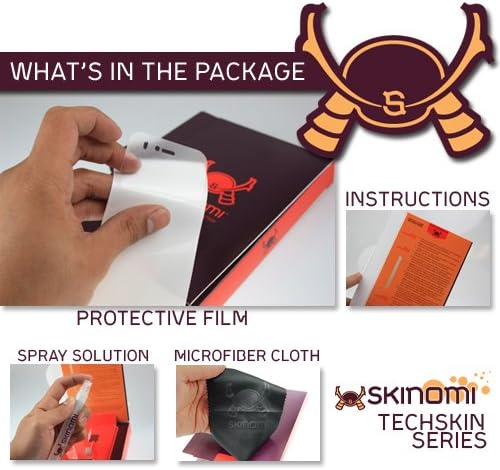 Skinomi zaštitnik kože cijelog tijela Kompatibilan s knjigom Transformer Asus T100 TechSkin Full Carlege Clear HD Film