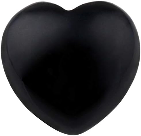 Sharvgun crni obsidijansko kamen litoterapije, reiki ukras srca za liječenje prirodnih kristala protiv stresa, set od 4