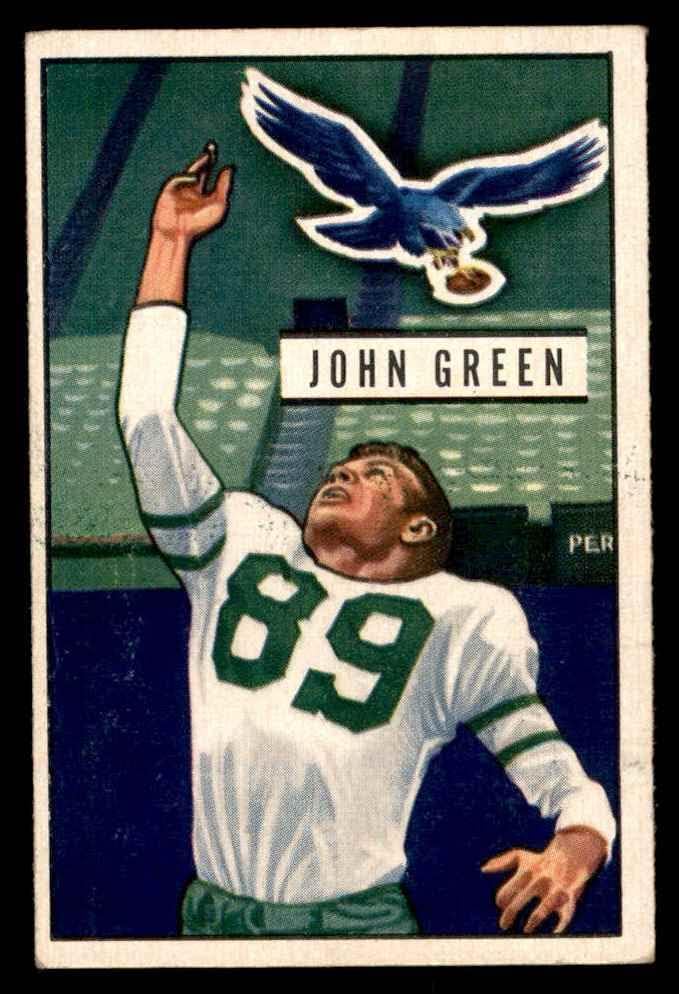 1951. Bowman 83 John Green Philadelphia Eagles Dean's Cards 5 - Ex Eagles