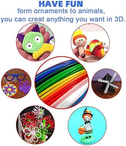 Potrošni materijal za 3D pisač 3D Grafiti Potrošni olovka 1,75 mm PLA/ABS 5M/TAG, 10 boja slučajno, PLA