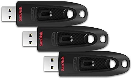 Sandisk 32GB 3-pack Ultra USB 3.0 Flash pogon 32GB-SDCZ48-032G-GAM46T & 128GB Ultra dvostruki pogon USB Type-C-USB-C, USB 3.1-SDDDC2-128G-G46