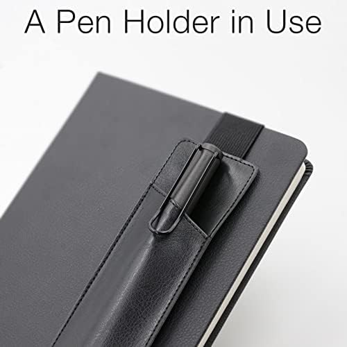 Diodrio, držač olovke, držač olovke, futrola za olovke za bilježnice, časopise, krute tablete. Ultra ravni dizajn, odvojivi, elastični