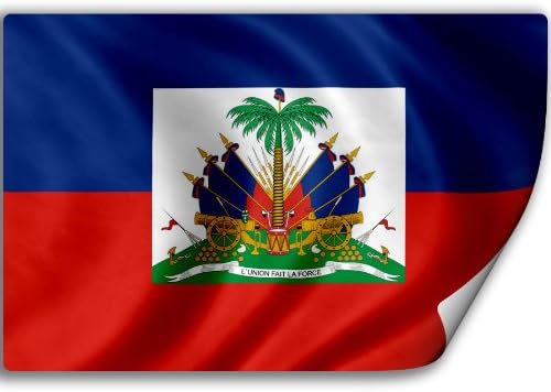 Naljepnica s zastavom Haitija