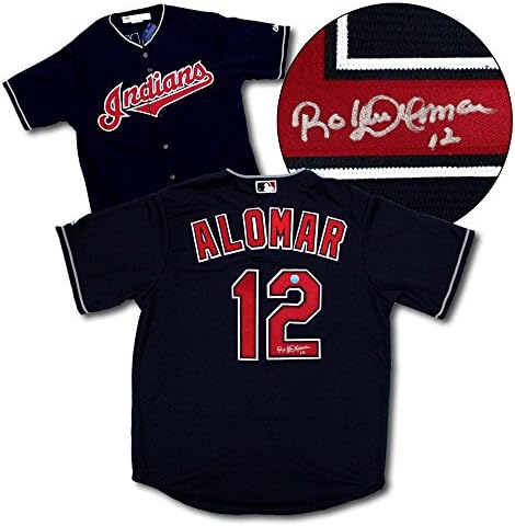 Roberto Alomar Cleveland Indijanci autogramirani baseball dres - Autografirani MLB dresovi