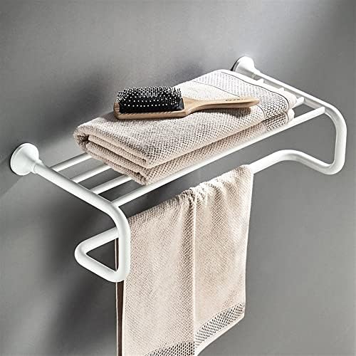 Fazrpip tračnice za ručnike ， držač ručnika za ručnike za kupaonicu zidni držač za ručnike, pečeni stalak za ručnike za kupanje, pribor
