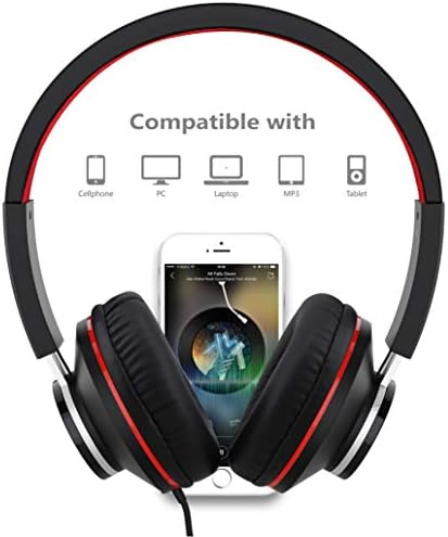 Glazbene slušalice i slušalice za igranje slušalica s prekomjernim ušima s kontrolom glasnoće MIC za PC PS4 Xbox One Mac Nintendo Switch