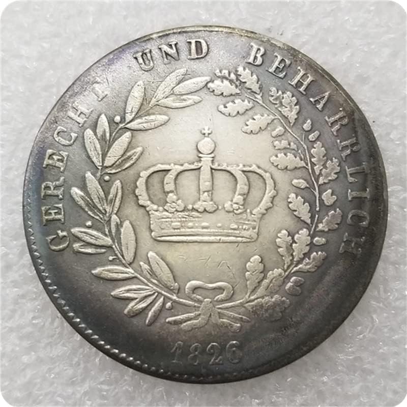 Antique Crafts 1826 Njemački srebrni dolar 2019