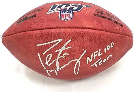 Peyton Manning Autografirani Denver Broncos Indianapolis Colts NFL 100 nogomet W/NFL 100 Team Fanatics Autentični - Autografirani nogomet