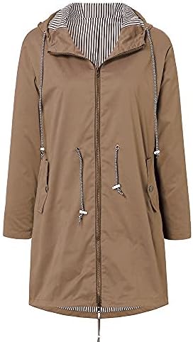 Kišna jakna za žene lagana čvrsta boja aktivna jakna s sportskom odjećom na otvorenom moda lagana kiša s kapuljačom