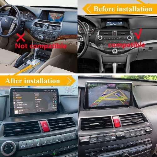 ZWNAV 9,66 cm osjetljiv na dodir navigacijske tipke Android Radio za Honda Accord 8th 2008 2009 2010 2011 2012 Zamjena auto stereo