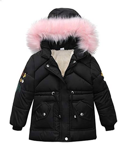 Snježna zima topla djeca djevojčica nadmašuju debele dječačke jakna kaputi Zip Hoodie Kids Girls Veličina 7 Zimski kaput