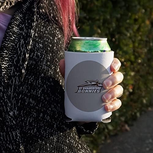 Sveučilište St. Bonaventure Bonnies Logo Can Cooler - Zagrljaj zagrljaja s rukom za piće - izolirani napitak - Izolirani napitak pića