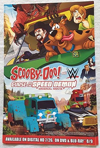 Scooby Doo i prokletstvo Speed ​​Demon WWE 10 X15 originalni filmski plakat SDCC
