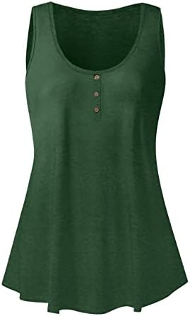 Vintage majice za žene ljeto 2023., ležerna jednobojna Majica Bez rukava s okruglim vratom, majice, bluze, majice plus veličine