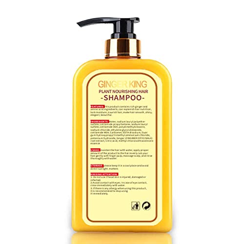 17,6 oz đumbir šampon za rast kose đumbir šampon za njegu kose šampon protiv gubitka kose