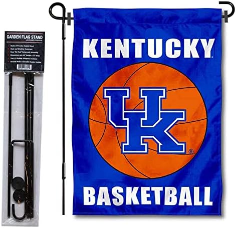 Sveučilište u Kentuckyju košarkaška vrtna zastava i stalak za zastavu set podređenog seta