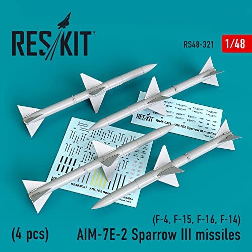 Reskit RS48-0321-1/48 AIM-7E-2 Sparrow III rakete za model zrakoplova