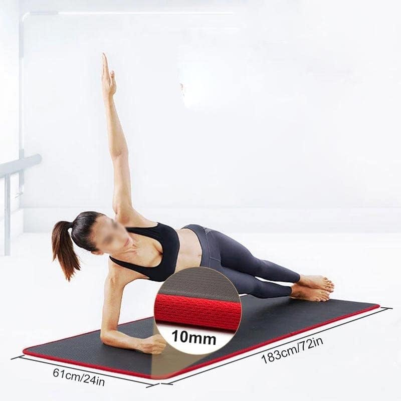 ADSRB fitness prostirka 10 mm za početnike zadebljano 183 * 61 cm prostirke za teretane sportski trening fitness pilates tapis joga
