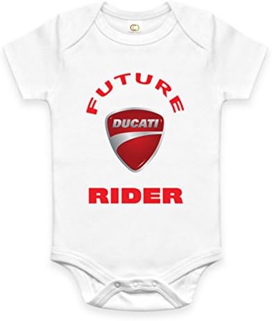 Nova budućnost Ducati Future Rider Biker Moto Auto Smiješno bodysuit Slatka majica Onesie majica ROMPER BEBE ODJELJA