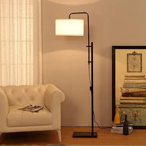 Brighlech Leo Moderna stajaća svjetiljka za spavaću sobu, suvremena svjetiljka za dnevne sobe i urede, visoka svjetiljka s teškom bazom,