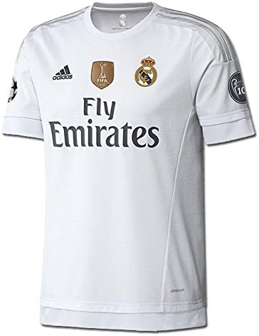 Adidas Youth Real Madrid 15/16 Champions Home White/Clear Grey/Onix dres
