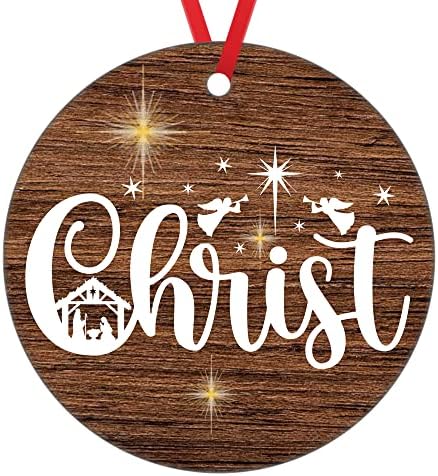 bodblessign rođenje ukras Biblija Krist ukras religiozno božićno drvce ukras Isusovo rođenje viseći ukras za dekore božićnog drvca