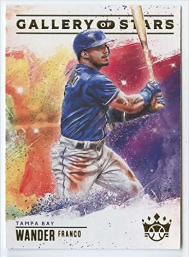 2022 Panini Diamond Kings Galery of Stars 14 Wander Franco Tampa Bay Rays Baseball Trading Card