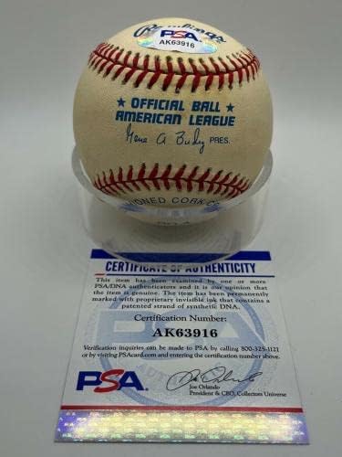 Nick Johnson Yankees Expos Nationals potpisali su službeni bejzbol DNK autografa - autogramirani bejzbol