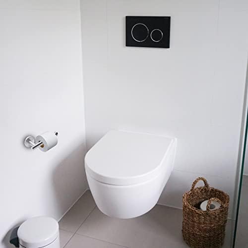 Držač toaletnog papira od nehrđajućeg čelika od nehrđajućeg čelika, zidni držač toaletnog papira za kupaonicu, srebrni