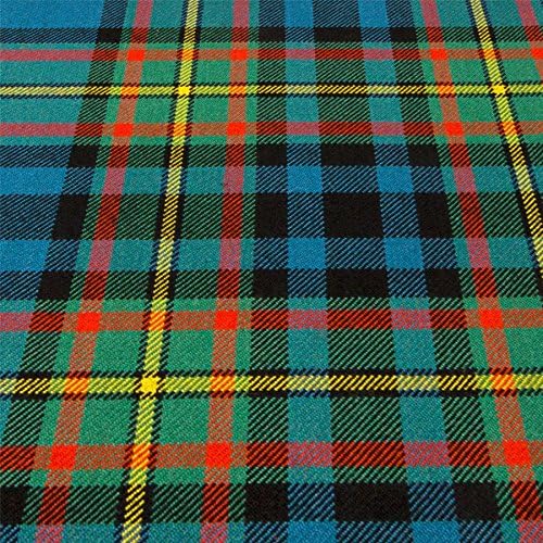 16 oz. Tkanina od tkanine, drevni škotski tartan teška težina 1 metar