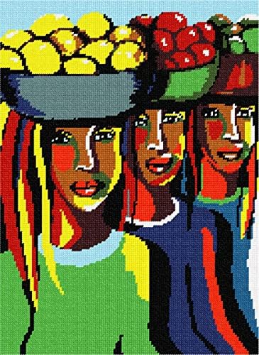 PIPITA IGLEPOINT KIT: Žene s voćem, 10 x 14