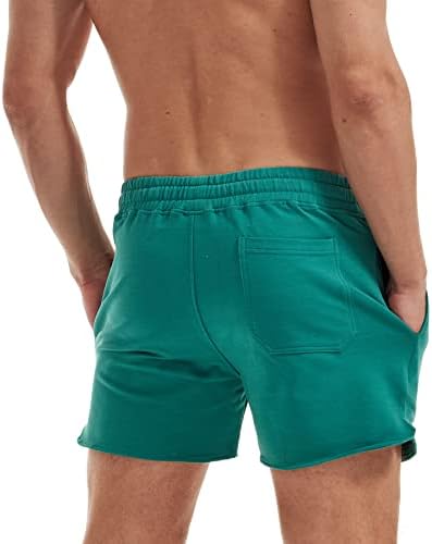 Aimptact muške atletske kratke kratke hlače bodybuilding trening pamučne gaćice s džepovima