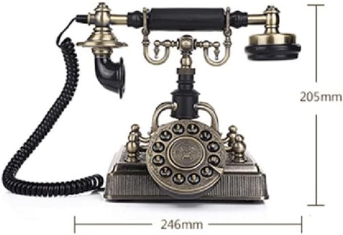 ZJHYXYH Klasična antička telefonska modna vintage telefon fiksni telefon