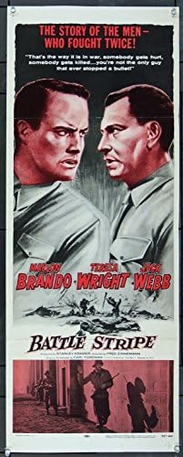 Muškarci originalni umetni filmski plakat presavijeno je fino stanje ponovnog izdanja iz 1957. Marlon Brando Jack Webb u režiji Fred