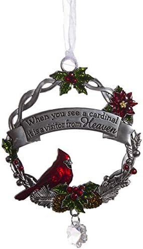Atraktivni cink božićni kardinalni ukrasi - nebo