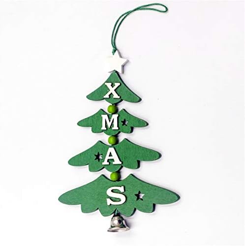 Ukrasi ukras drvena zvona na vratu božićni nošenje ručni stab