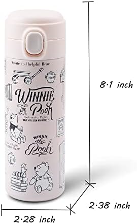 Crtani kitty vakuumska boca od nehrđajućeg čelika izolirana, izolirana za vruću ili hladnu kuromi bocu za vodu za putnicu za djevojčicu-9