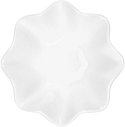 Porceam 6 pakiranja porculanskih desertnih zdjela za pečenje ramekins, zdjele za posluživanje u obliku cvijeta od 13 unci za umake,